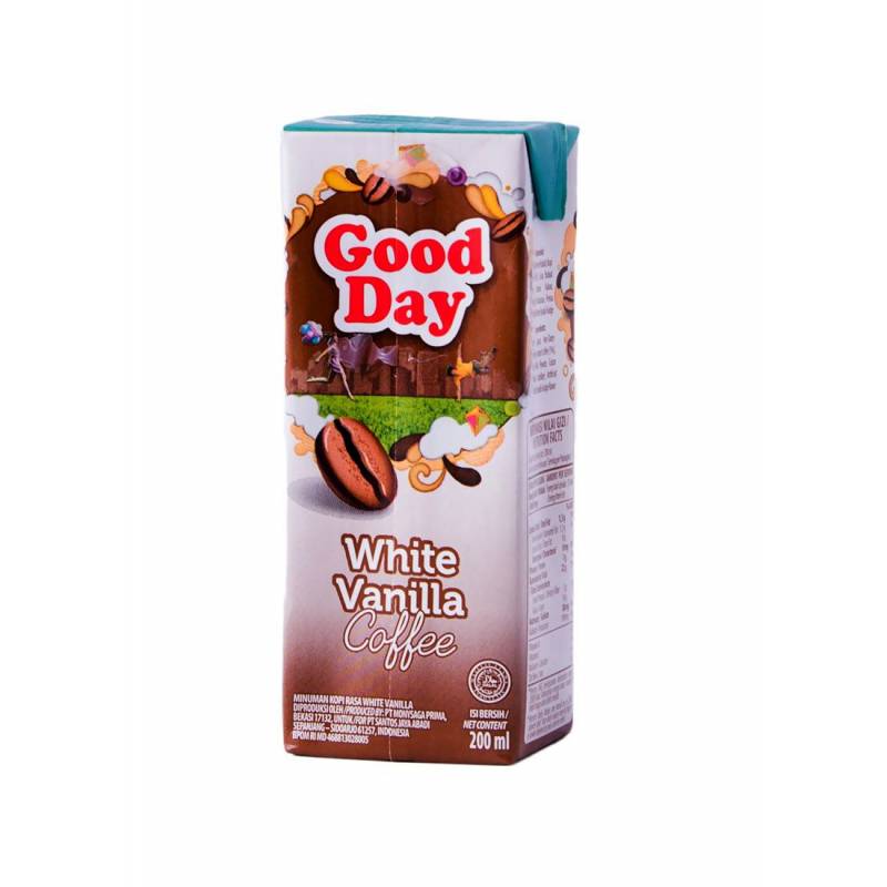 GOOD DAY WHITE VANILLA COFFEE 200 ML GOOD DAY WHITE VANILLA COFFEE 200 ML