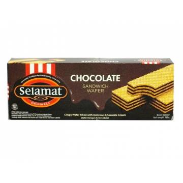 SELAMAT WAFER CHOCO CREAM BOX 198 GR