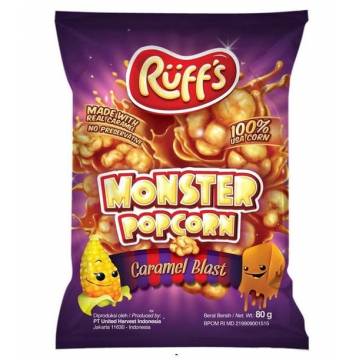 RUFFS POPCORN CARAMEL BLAST 80 GR