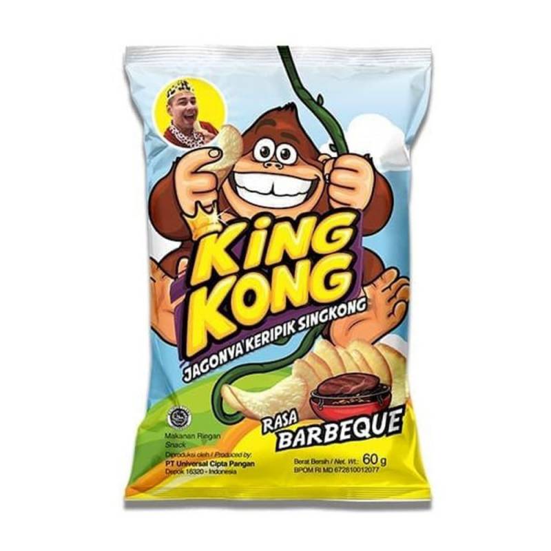 KING KONG RASA BBQ 60 GR KING KONG RASA BBQ 60 GR