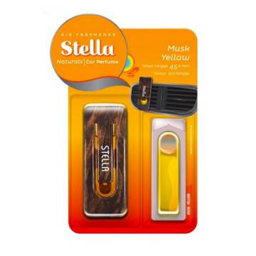 STELLA CAR VENT SET MUSK YELLOW