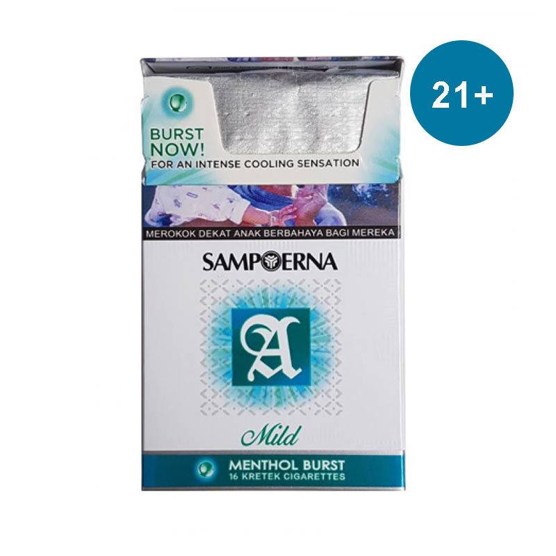 SAMPOERNA A MILD MENTHOL BURST 16S SAMPOERNA A MILD MENTHOL BURST 16S