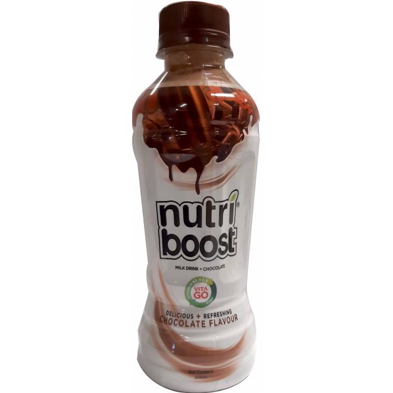 NUTRI BOOST MILK CHOCOLATE BTL 240ML NUTRI BOOST MILK CHOCOLATE BTL 240ML
