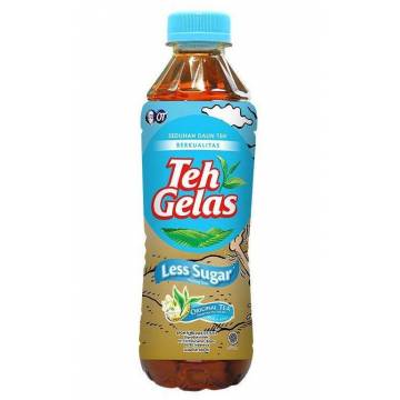 TEH GELAS LESS SUGAR BTL 500ML