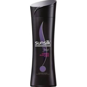 SUNSILK SHP BLK SHINE SD 170ML